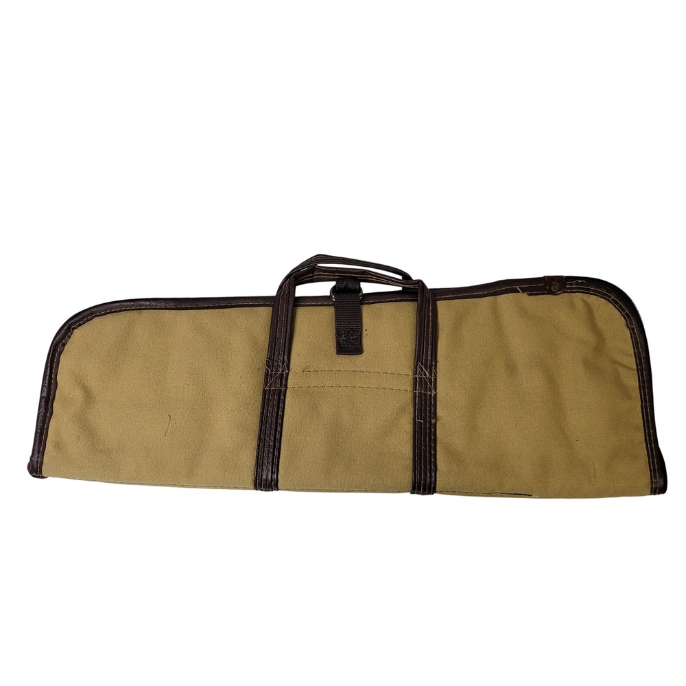 Redhead Canvas Rifle Gun Bag Case Padded Brown Trim Carry Handle 24 Inch VTG